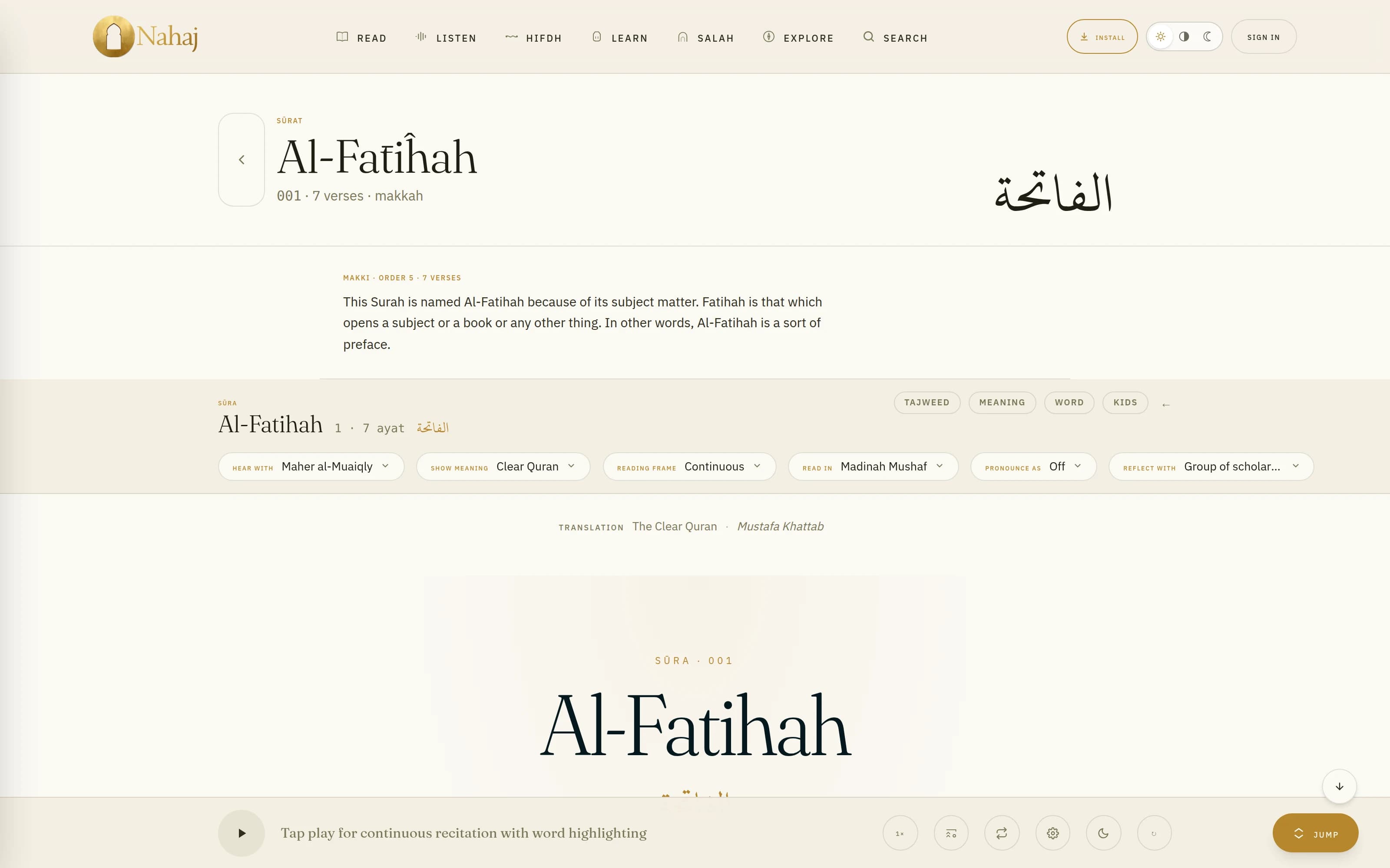 Nahaj — view 1