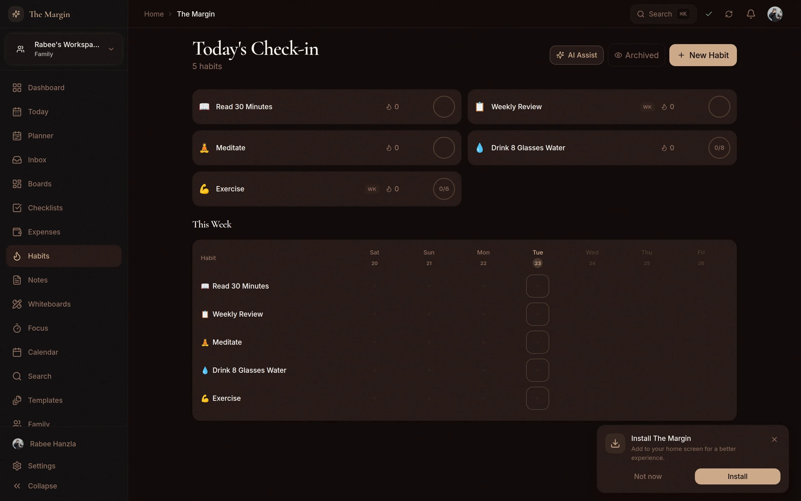 The Margin — view 4